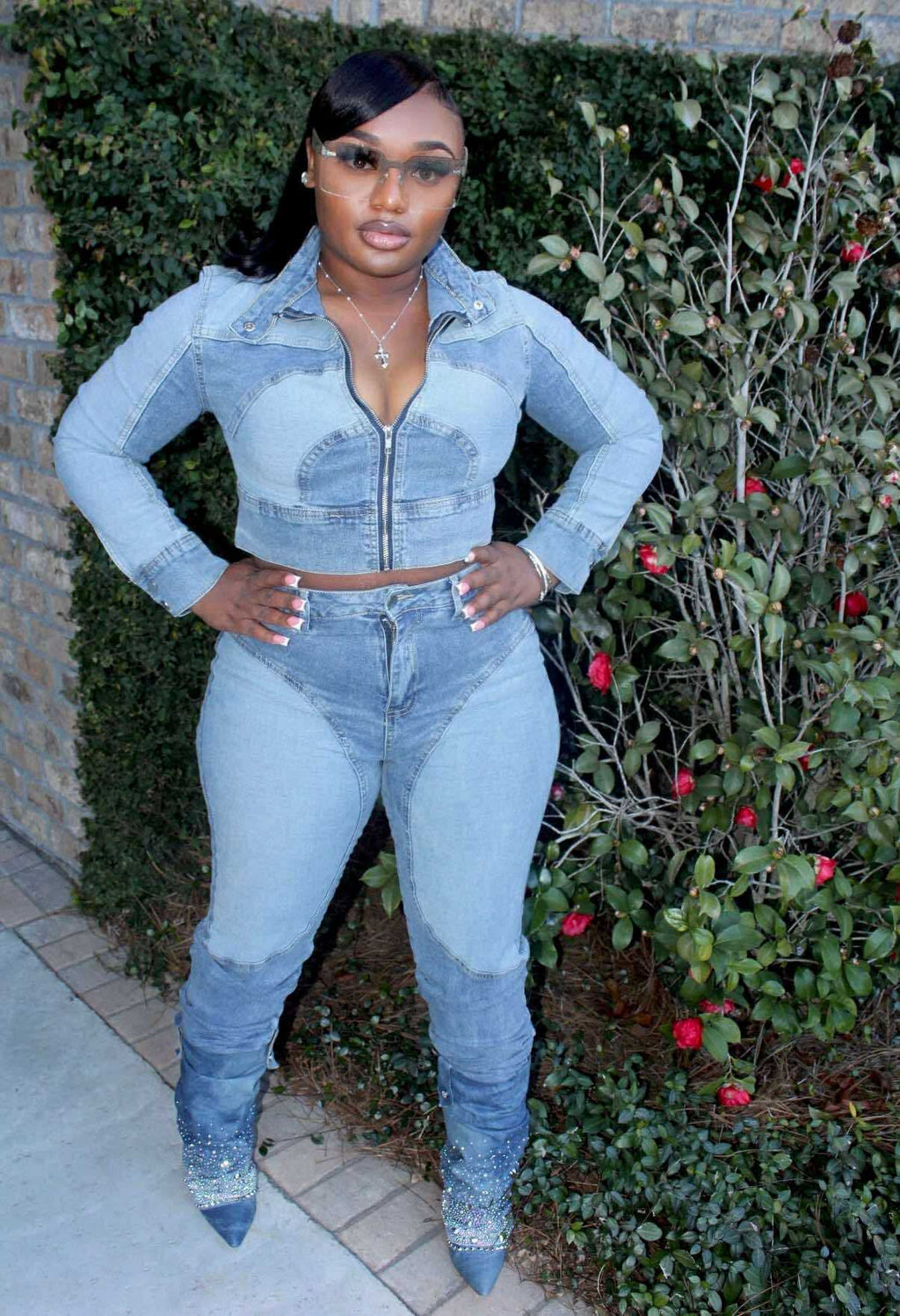 “Denim” Two Piece